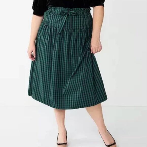 Draper James Dresses & Skirts - Draper James Paperbag Waist Skirt Buffalo Plaid, XXL - Christmas Cabincore